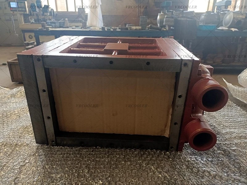 Marine Charge Air Cooler with Condensate Drain Trap Marine Charge Air Cooler with Condensate Drain Trap