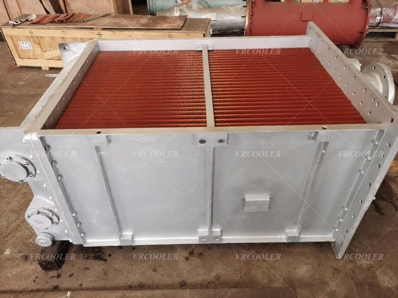 Charge air cooler two-stage for 7-cylinder engine MAN 7L 32/40 Charge air cooler two-stage for 7-cylinder engine MAN 7L 32/40